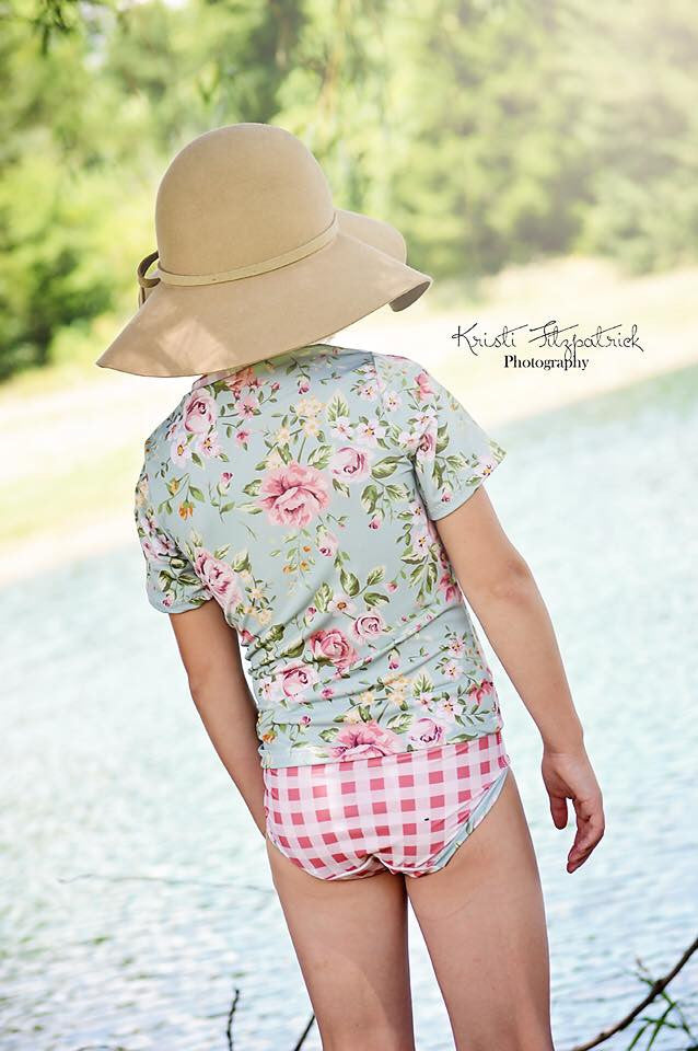 *Last Chance Pattern*
Abby's Rashguard Top - Full length/Crop Top for swimwear or everyday wear