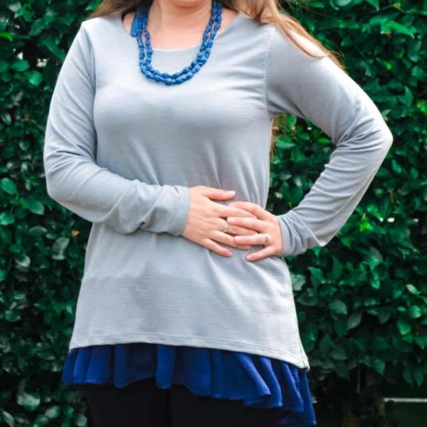 *Retirement SALE * Ladies Two Tone Tunic - Crop Top, Top + Tunic