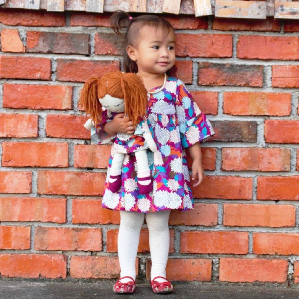 My Little Girl - sweet rag doll (16’’) PDF sewing pattern