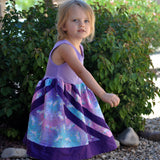 Abby's Rainbow Water - Abby's Watercolor Dress + Abby's Rainbow Skirt Bundle