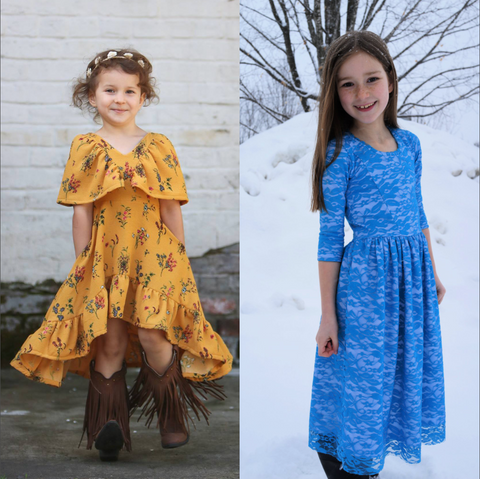 Abby's Watercolor Dress + Abby's Jump + Skip Dress Bundle