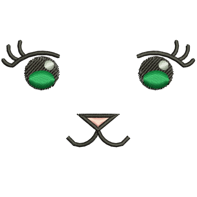 Mercornimal Faces - PES Embroidery Files