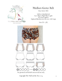 Garter Collection - Medium Garter Belt (Faux Garter Belt)