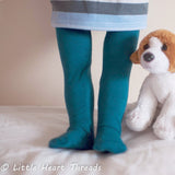 Swirly Pop Footed Doll Tights