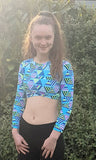 Abby's Daybreak Rashguard + Top (crop top, medium length, full length)