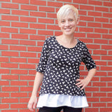 Ladies Two Tone Tunic - Crop Top, Top + Tunic