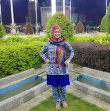 Ladies Two Tone Tunic - Crop Top, Top + Tunic