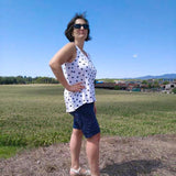 Ladies Two Tone Tunic - Crop Top, Top + Tunic