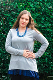 Ladies Two Tone Tunic - Crop Top, Top + Tunic
