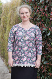 Ladies Two Tone Tunic - Crop Top, Top + Tunic