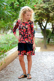 Ladies Two Tone Tunic - Crop Top, Top + Tunic