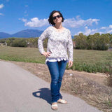 Ladies Two Tone Tunic - Crop Top, Top + Tunic