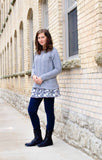Ladies Two Tone Tunic - Crop Top, Top + Tunic