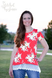 Ladies Two Tone Tunic - Crop Top, Top + Tunic