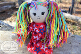 My Little Girl - sweet rag doll (16’’) PDF sewing pattern