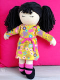 My Little Girl - sweet rag doll (16’’) PDF sewing pattern