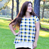 Ladies Two Tone Tunic - Crop Top, Top + Tunic