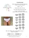 The Colorblocked ADD ON - Mentionables {Underwear} - PDF Sewing Pattern