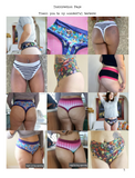 The Thongies - Mentionables {Underwear} Collection - PDF Sewing Pattern