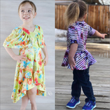 Abby's Watercolor Dress + Abby's Spin + Twirl Dress Bundle