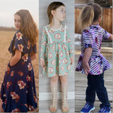 Abby's Watercolor, Spin + Twirl and Jump + Skip Dresses Bundle