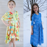 Abby's Watercolor Dress + Abby's Jump + Skip Dress Bundle