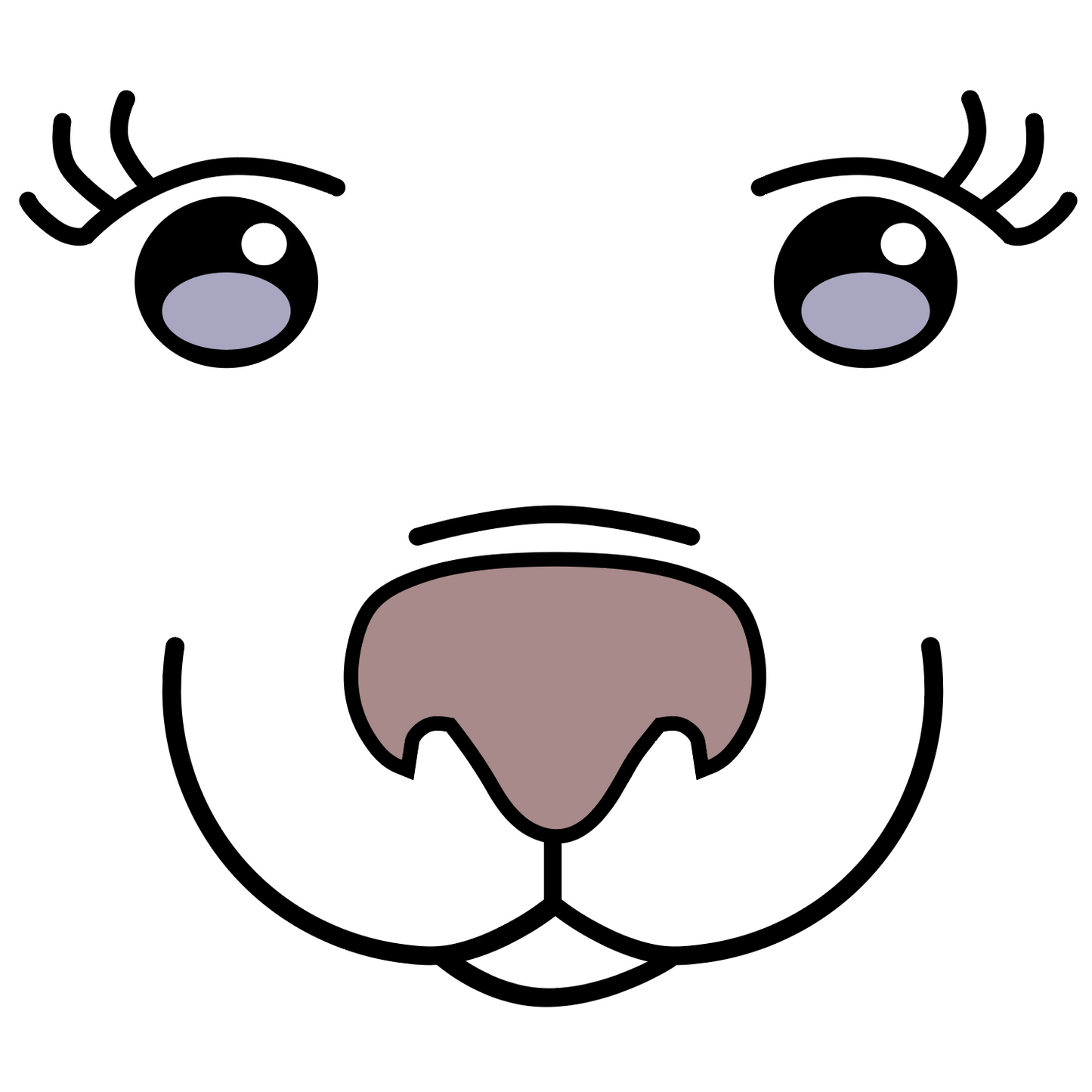Mercornimals Faces - SVG Embroidery Files