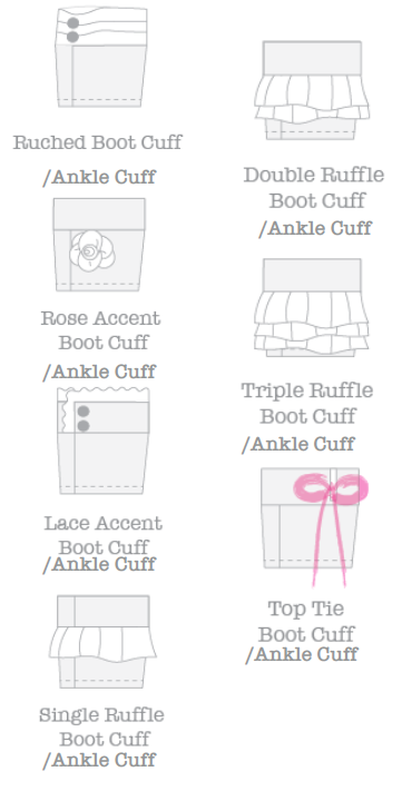*Last Chance Pattern*
 Ankle + Boot Cuffs - Ladies' + Children's