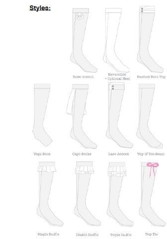 Ladies Knockout Socks Dressy Socks The Wolf and the Tree