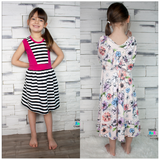 Abby's Watercolor Dress + Abby's Jump + Skip Dress Bundle