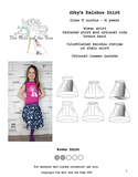 Abby's Rainbow Jump + Skip - Abby's Rainbow Skirt + Abby's Jump + Skip Dress Bundle