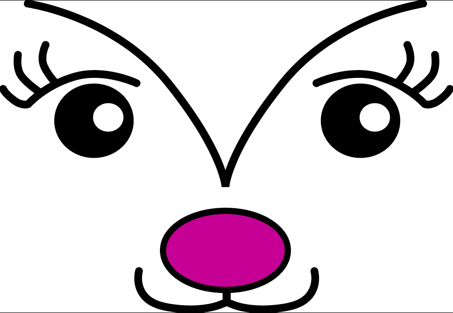 Mercornimals Faces - SVG Embroidery Files