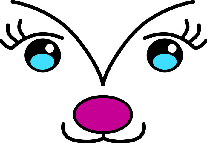 Mercornimals Faces - SVG Embroidery Files