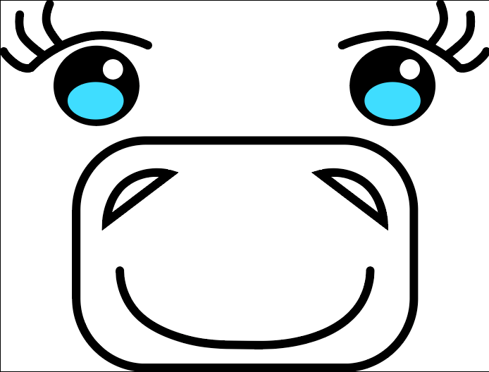 Mercornimals Faces - SVG Embroidery Files