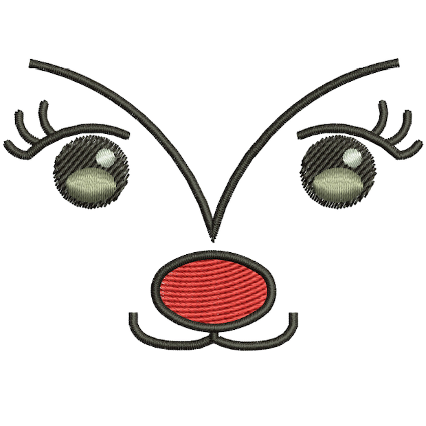 Mercornimals Faces - EMB Embroidery Files