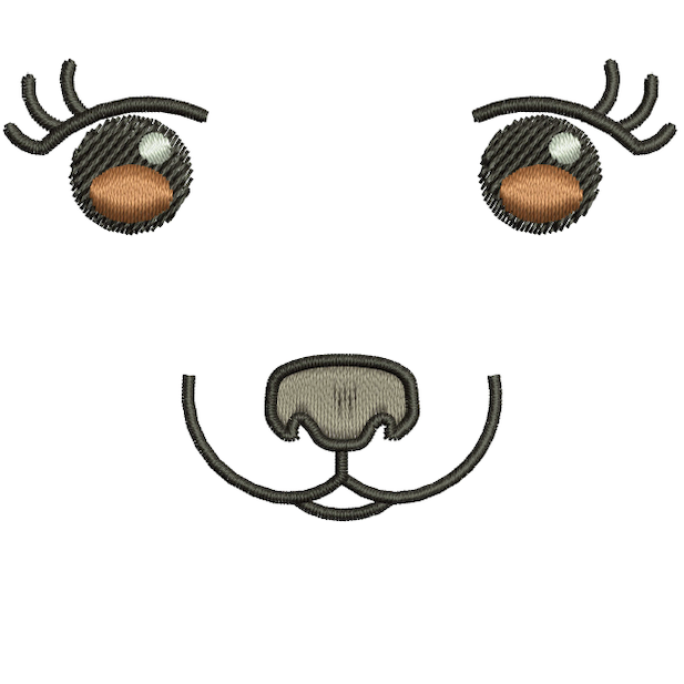 Mercornimals Faces - EMB Embroidery Files