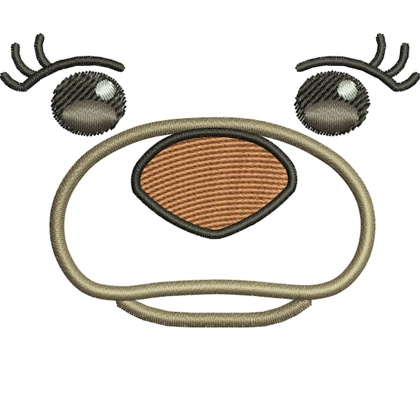 Mercornimal Faces - PES Embroidery Files