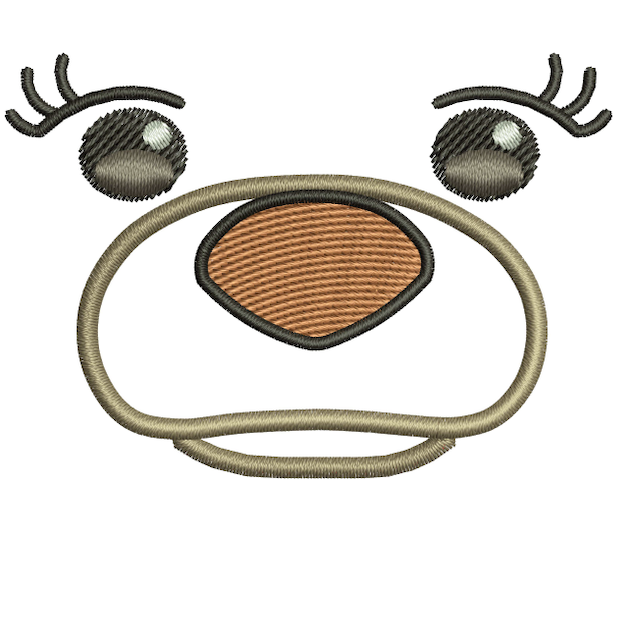Mercornimals Faces - EMB Embroidery Files