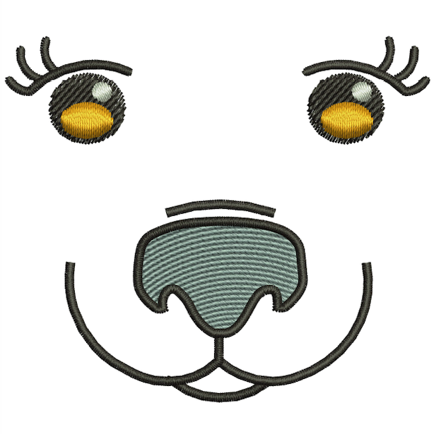 Mercornimal Faces - PES Embroidery Files