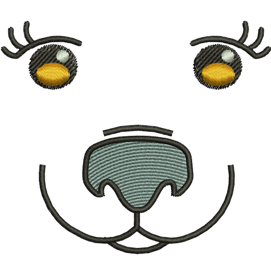 Mercornimals Faces - EMB Embroidery Files