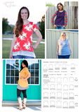 Ladies Two Tone Tunic - Crop Top, Top + Tunic