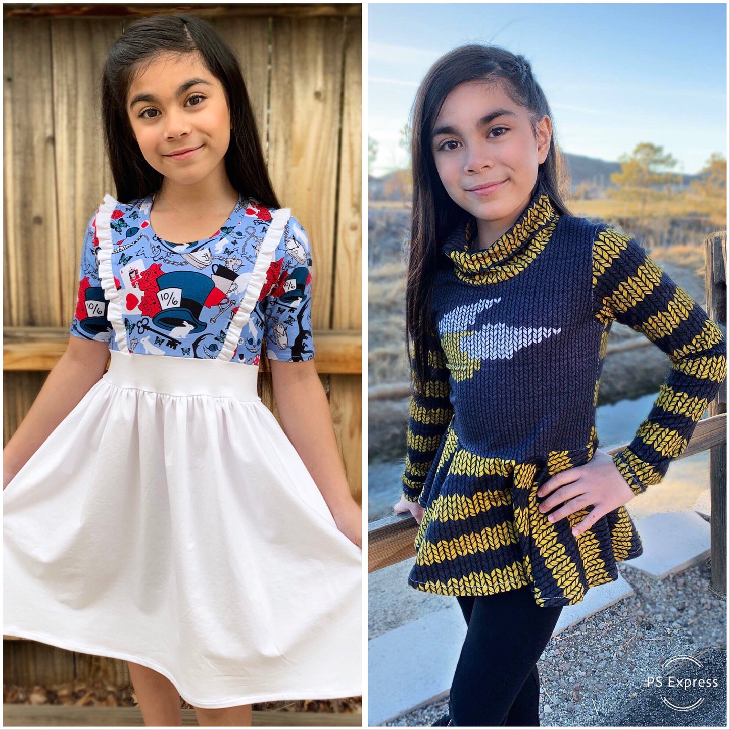 Abby's Jump + Skip Dress and Abby's Spin + Twirl Top & Dress Collection